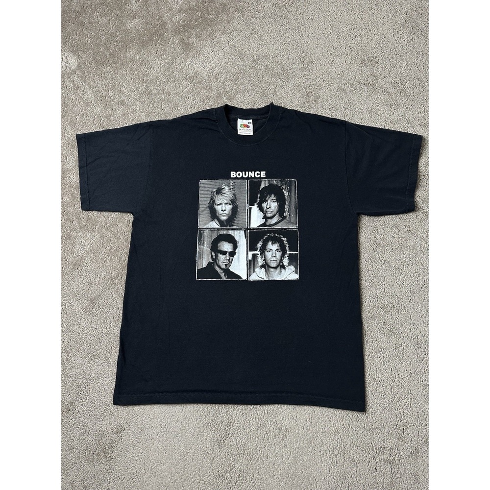 Vintage Mens Tshirt Bon Jovi‎ "Bounce Summer Tour 2003" Streetwear Y2K, Size L